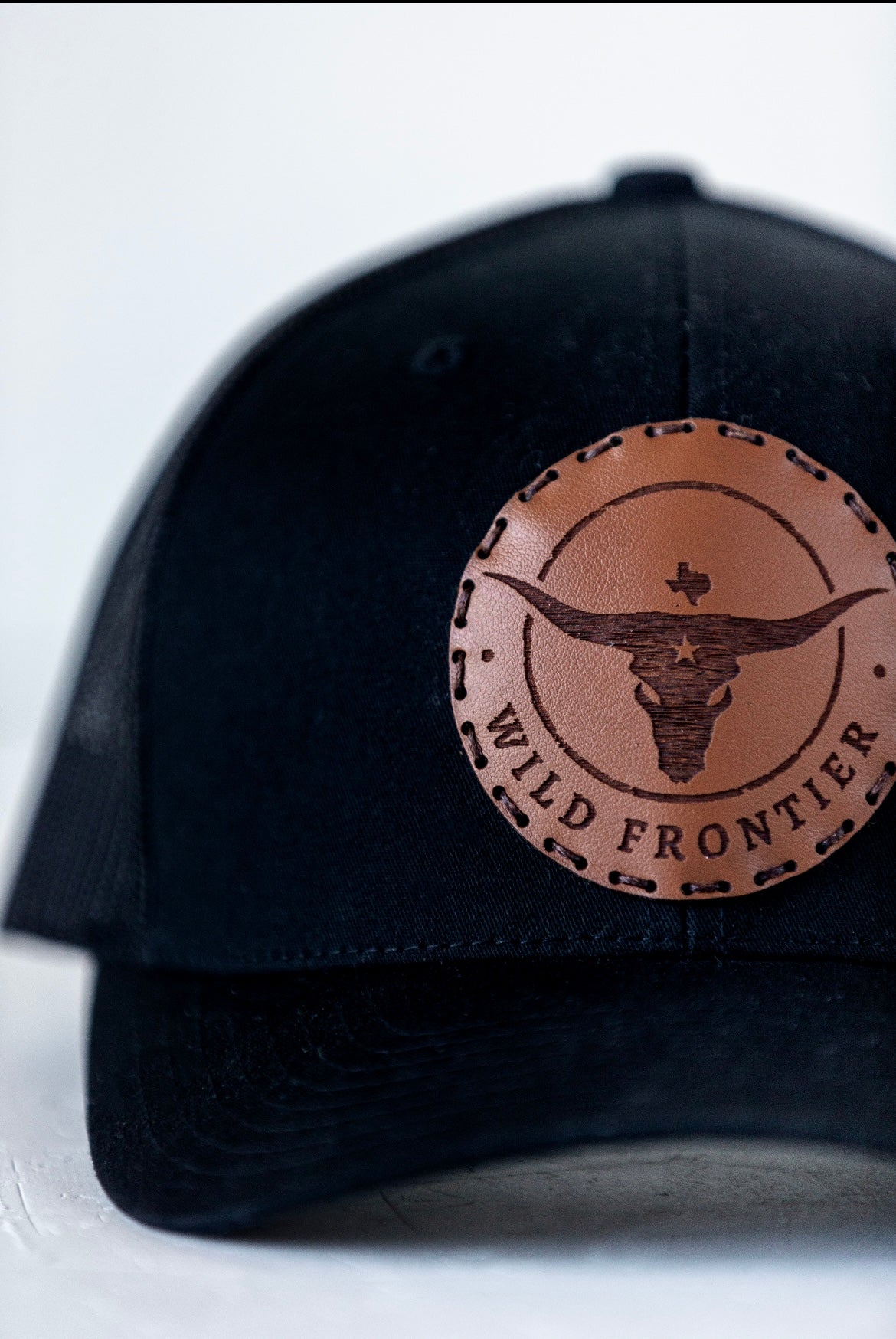 The Longhorn 2.0 with Black Adjustable Trucker