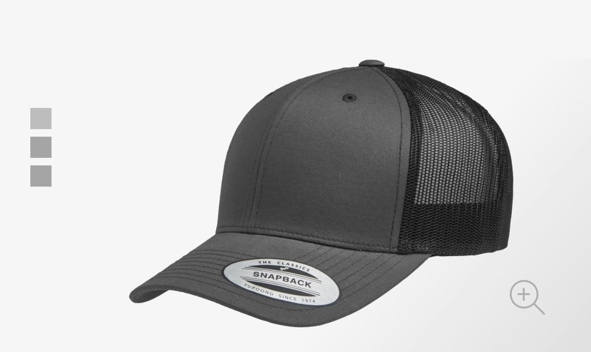 Charcoal Adjustable Trucker