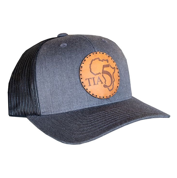Dark Grey/Black Trucker Cap with TIA 5 Logo