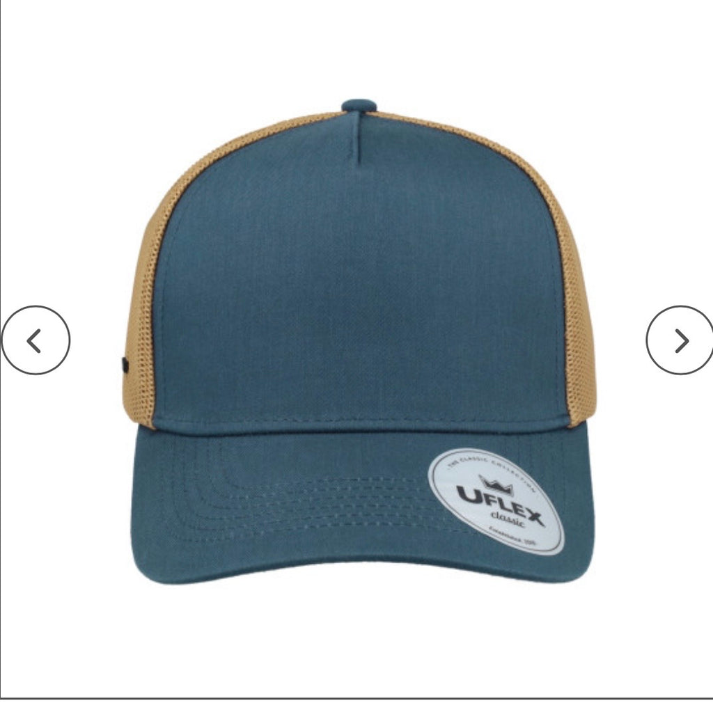 Steel Blue/Khaki Uflex 5 panel