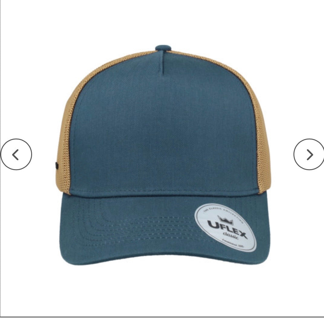 Steel Blue/Khaki Uflex 5 panel