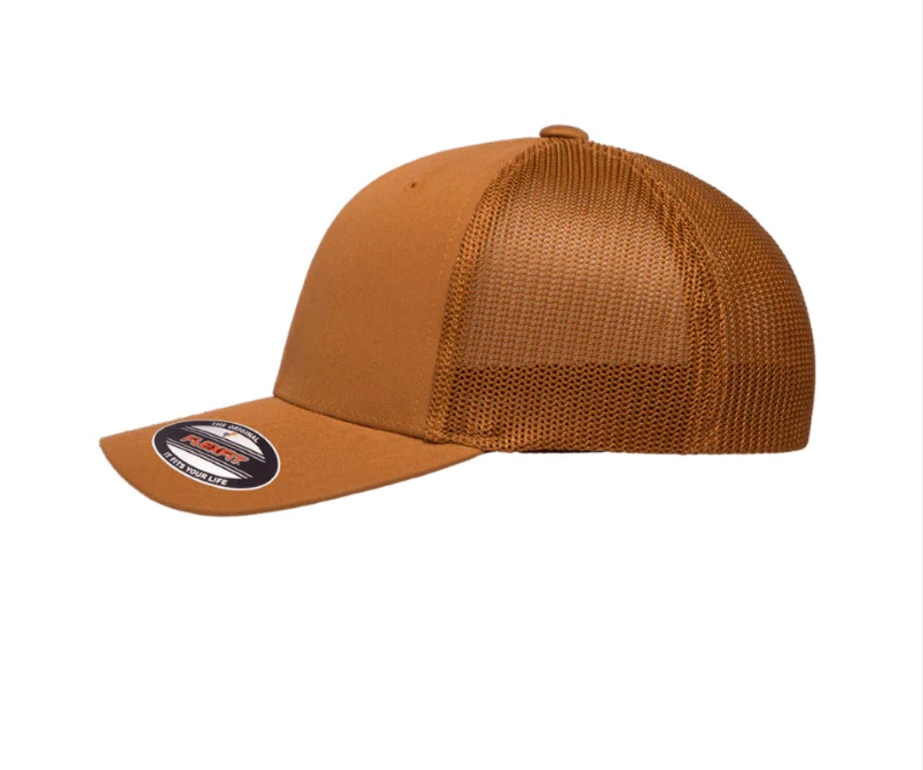 Caramel Fitted Trucker