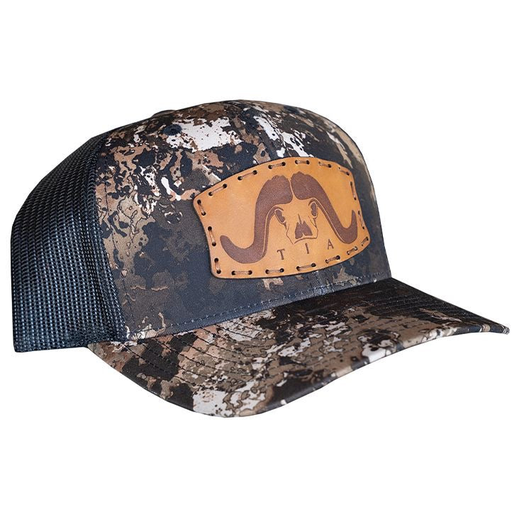 Wideland Camo Trucker Cap with TIA Buffalo Logo