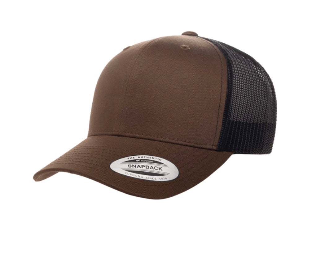 Coyote Brown/Black Adjustable Trucker