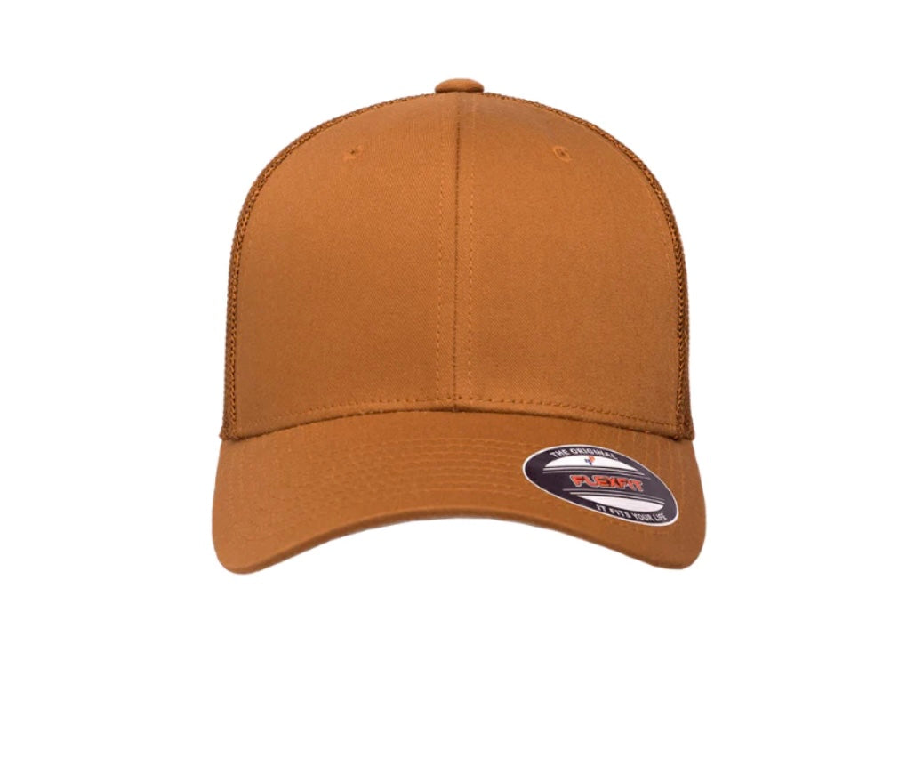 Caramel Fitted Trucker