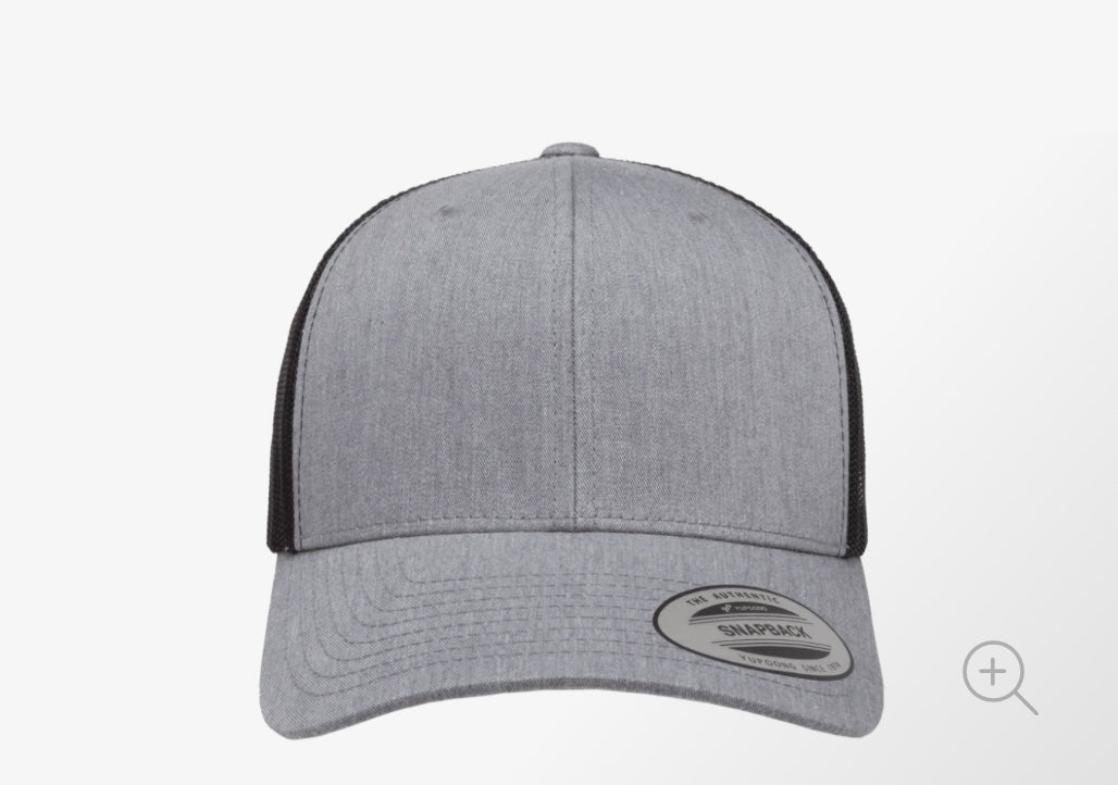 Grey/Black Adjustable Trucker