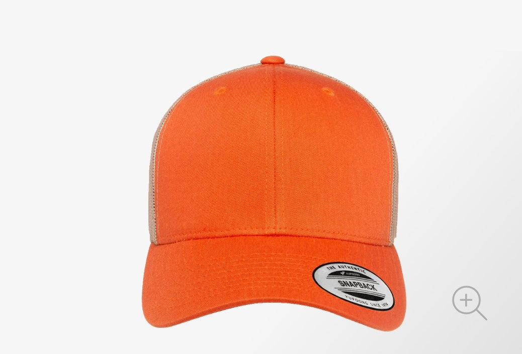 Burned Orange/Khaki Adjustable Trucker