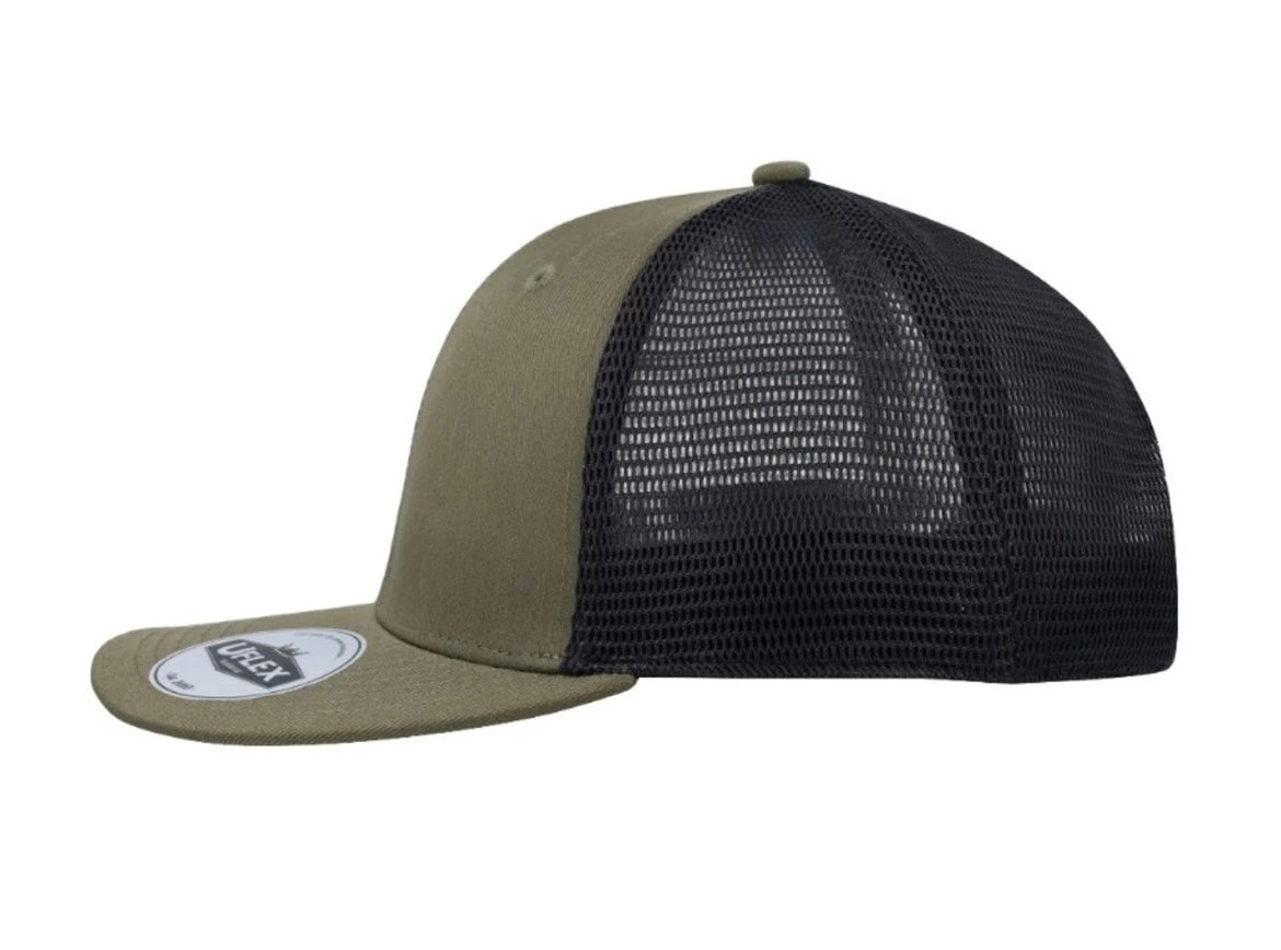 Olive/Black Adjustable Trucker UFLEX