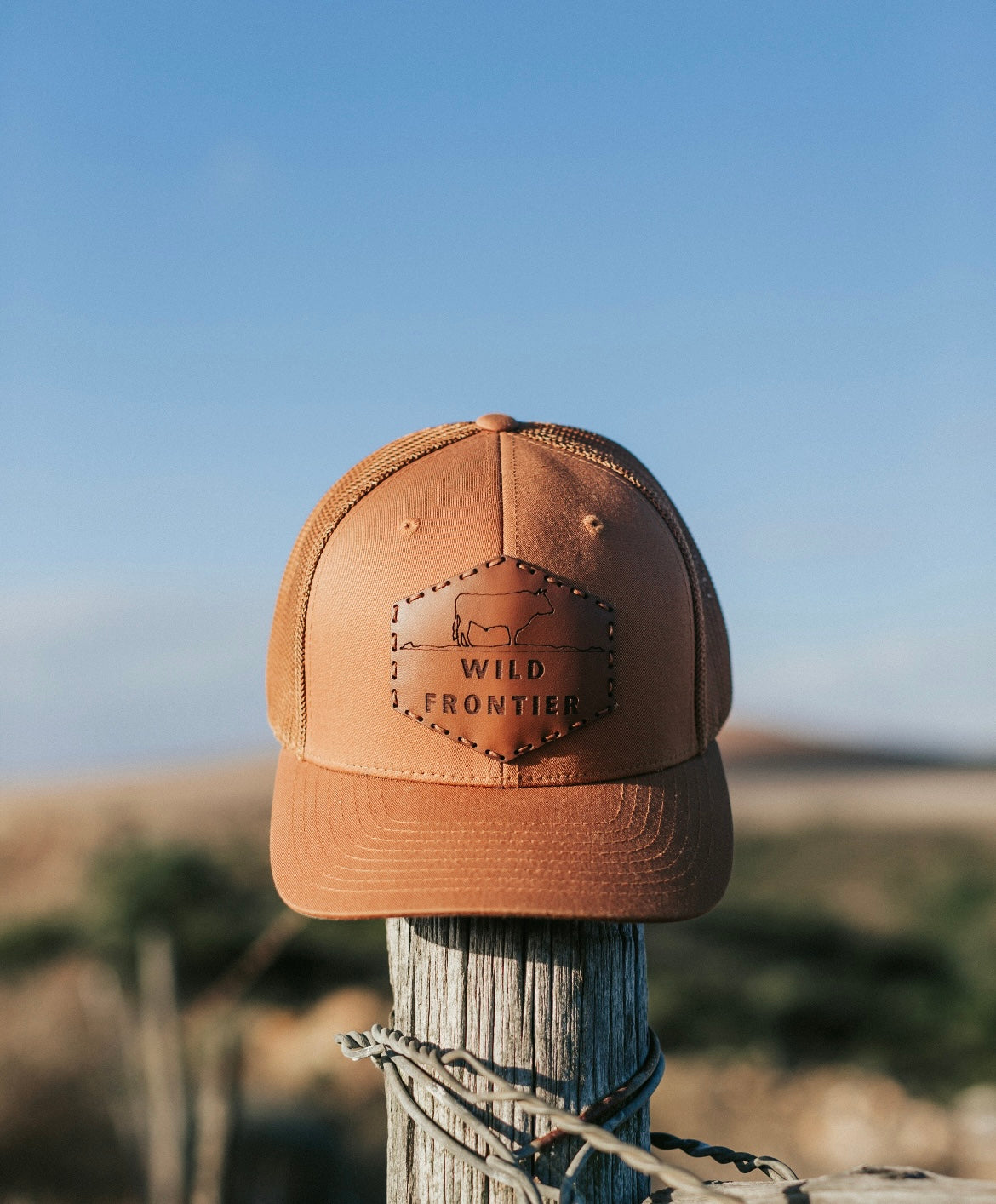 The Cowpoke Classic with Caramel Fitted Trucker – Wild Frontier Hat Co.