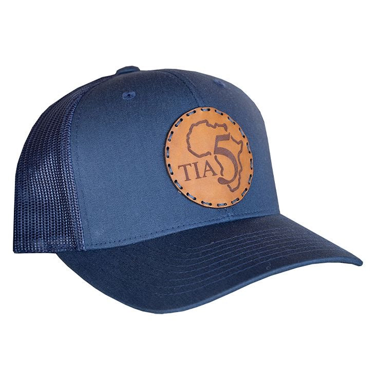Navy Trucker Cap with TIA 5 Logo