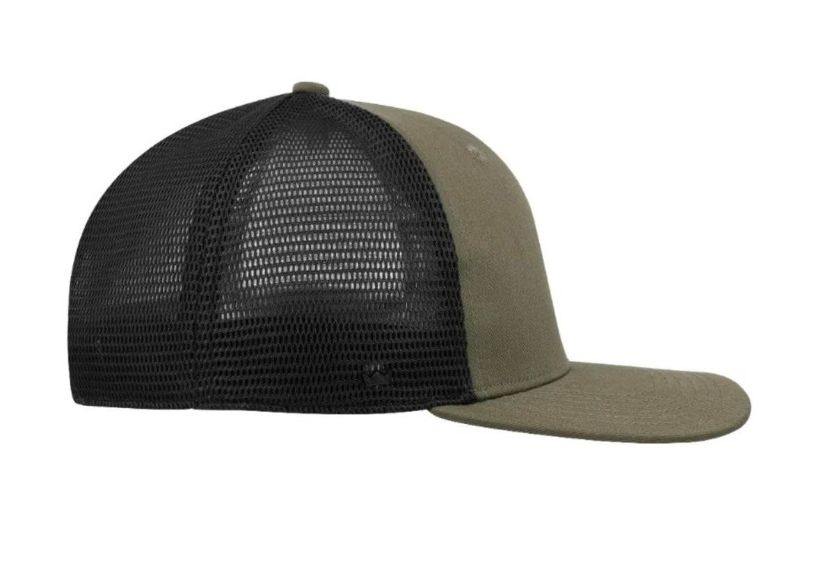 Olive/Black Adjustable Trucker UFLEX
