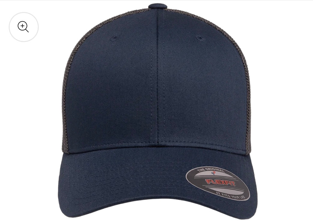 Navy/Graphite Fitted Trucker