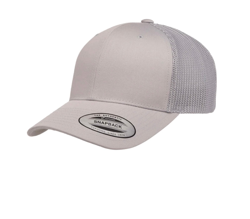 Silver Adjustable Trucker