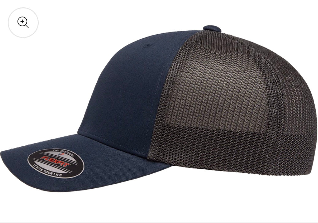 Navy/Graphite Fitted Trucker