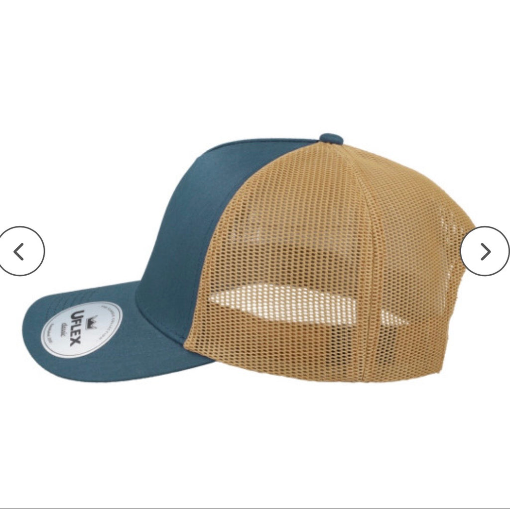 Steel Blue/Khaki Uflex 5 panel