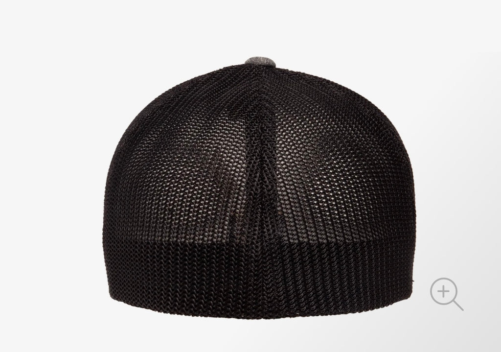 Dark Grey/Black Fitted Trucker