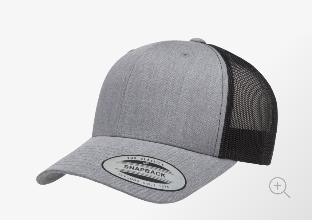 Grey/Black Adjustable Trucker